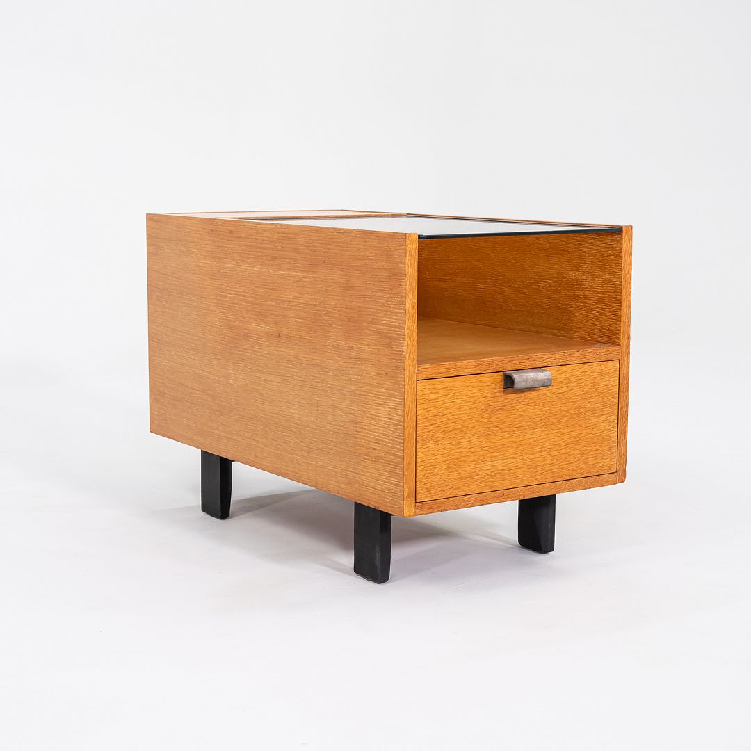 C. 1954 George Nelson For Herman Miller End Table / Cabinet Basic Cabinet Series