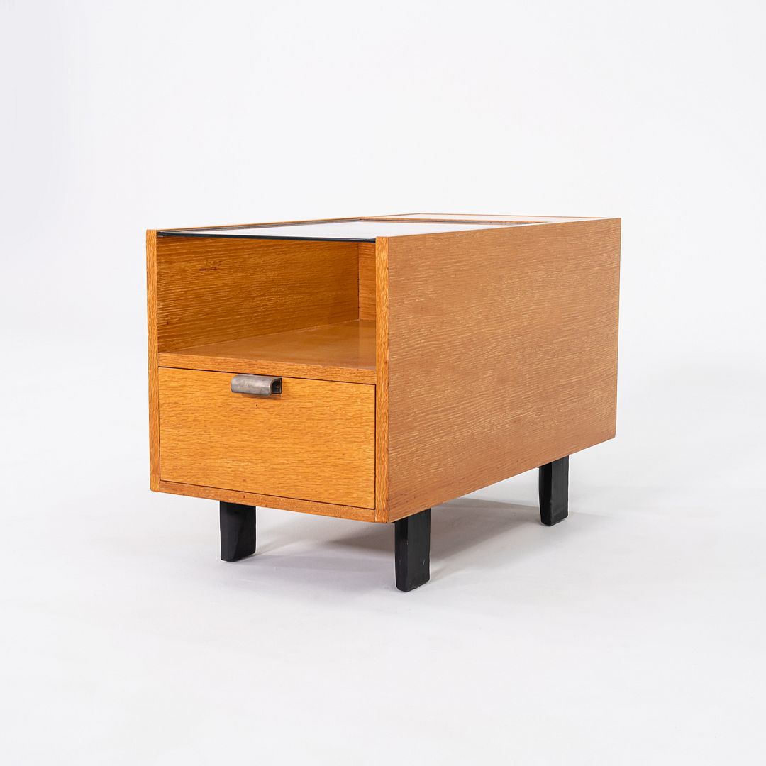 C. 1954 George Nelson For Herman Miller End Table / Cabinet Basic Cabinet Series