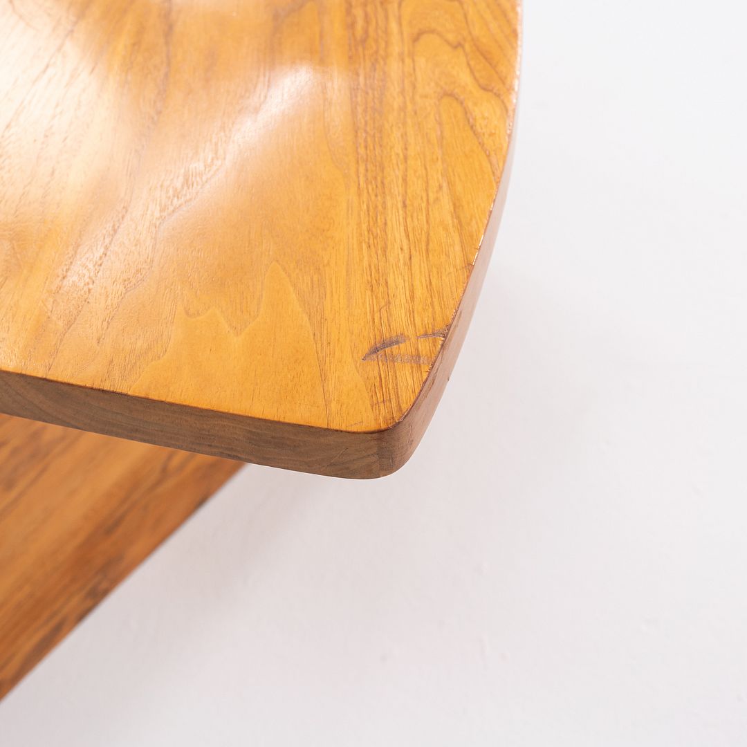 1970s Peter Michael Adams Sculptural Studio Coffee Table in Walnut