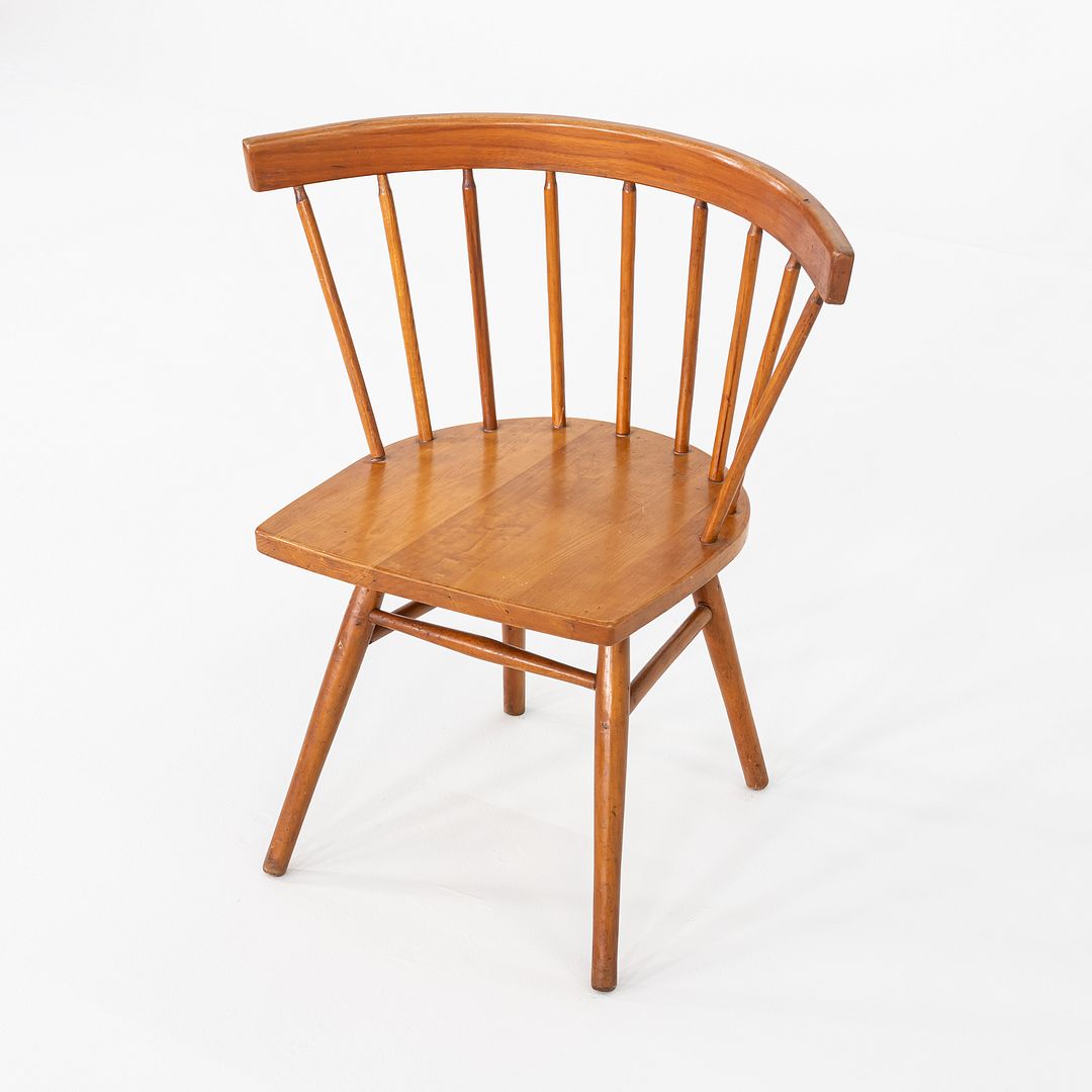 1949 George Nakashima for Knoll N19 Straight Chair in Solid Birch Early Example