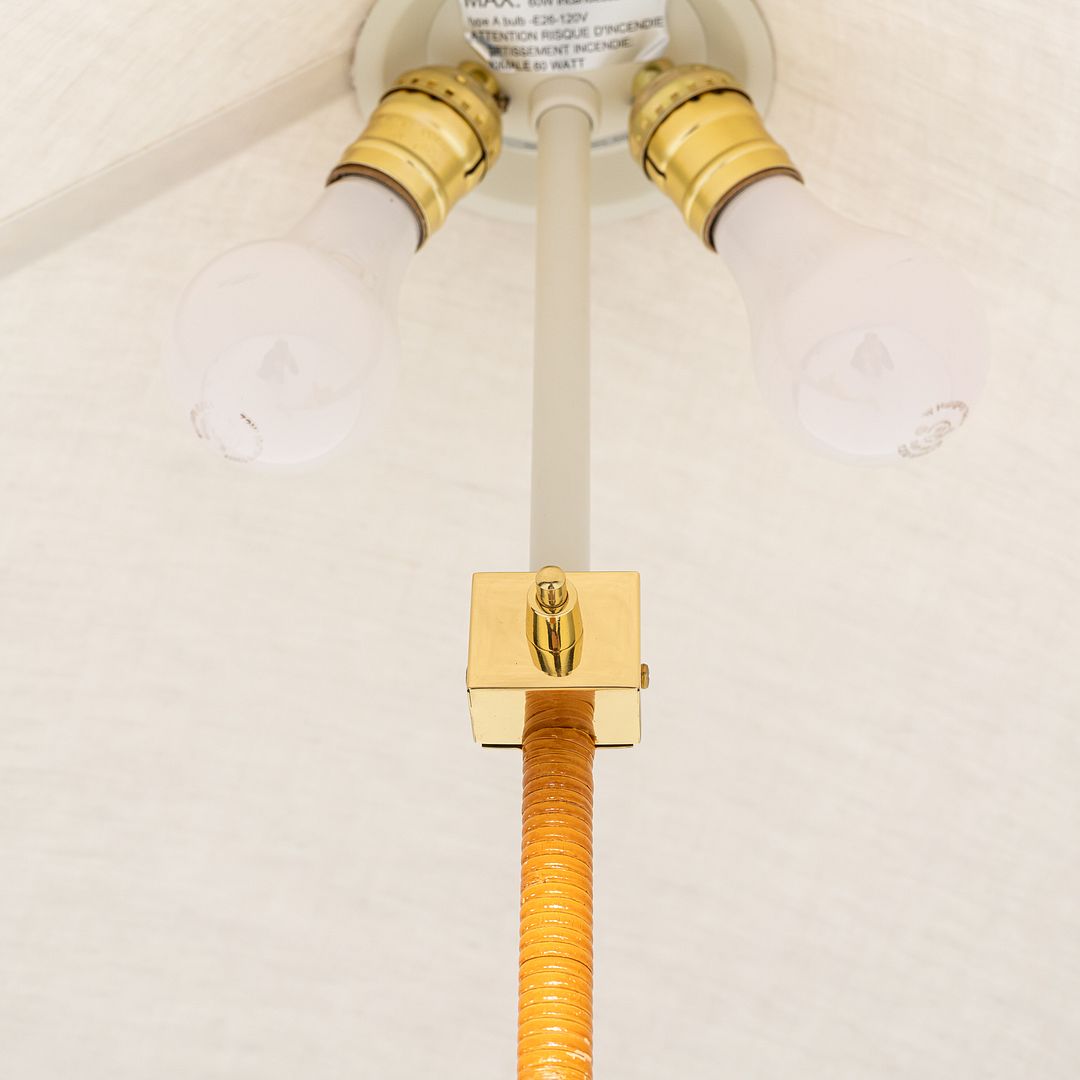 2024 Paavo Tynell for GUBI 9602 Floor Lamp “Chinese Hat” with White Canvas Shade