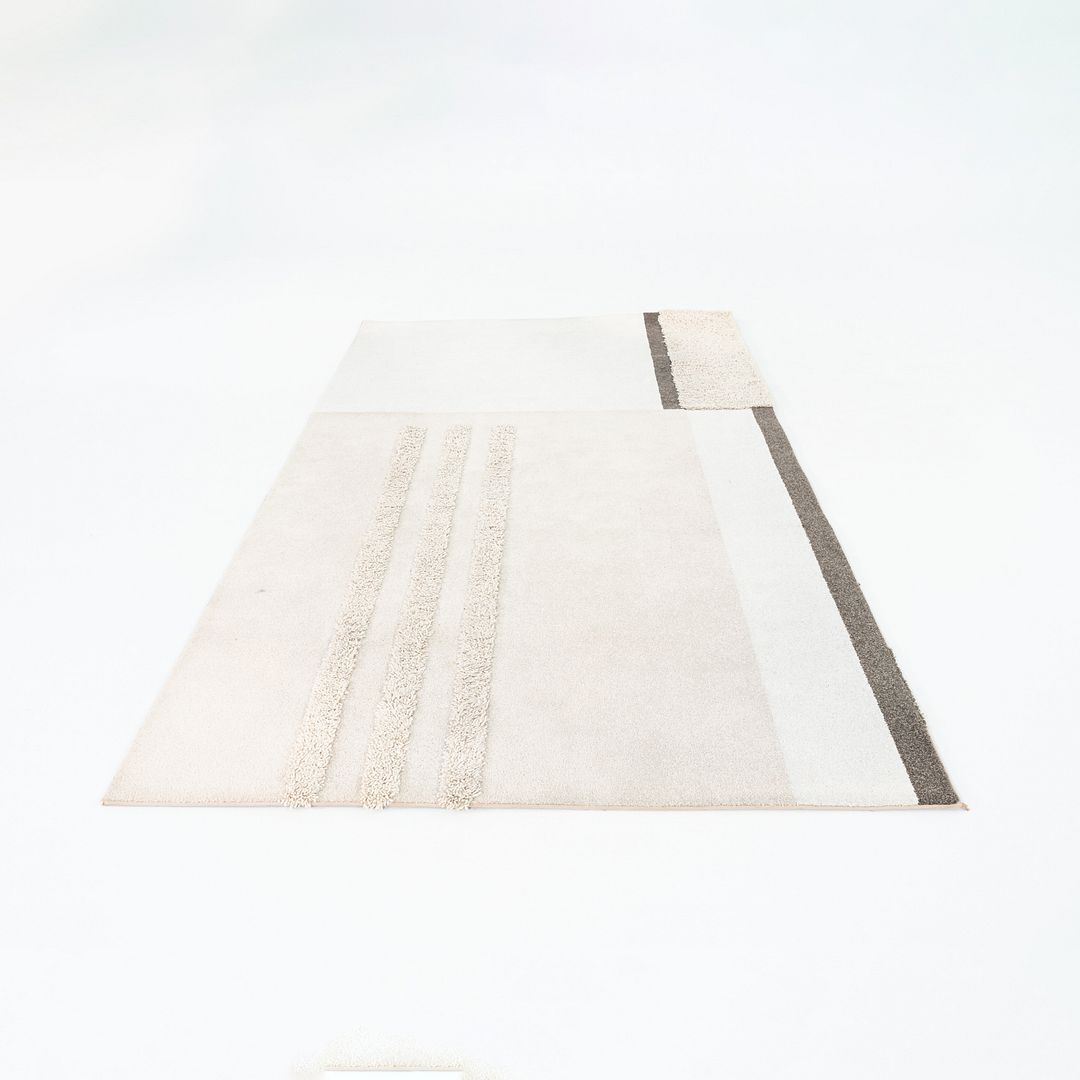 C. 1998 Kurt Meinecke for Herman Miller Textured Hand-Knotted Rug 5x10 feet