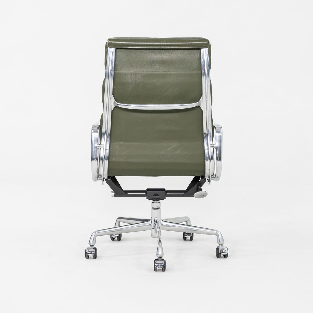 2000s Herman Miller Eames Executive Soft Pad Desk Chair in Green Leather 12+ Available