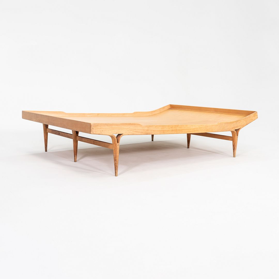 1960s Bruno Mathsson for Karl Mathsson Berlin 57 Full-Sized Day Bed Lounge Birch