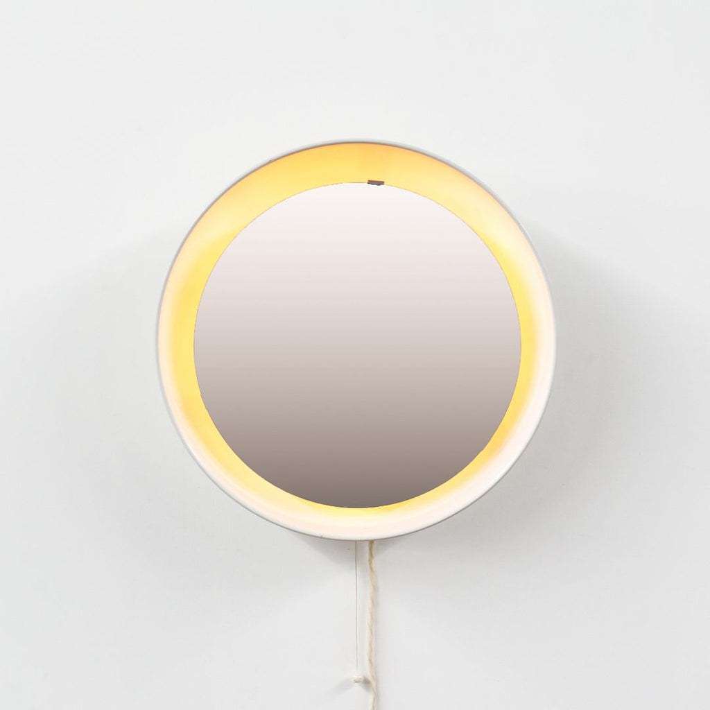 C. 1965 Poul Henningsen for Louis Poulsen PH Mirror in White, Danish Design