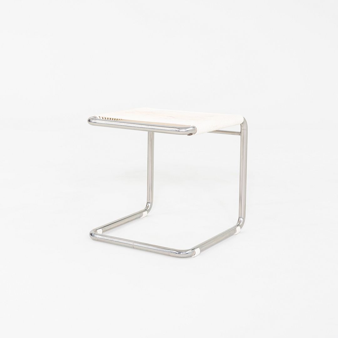 1950s Andre Dupre for Knoll Bauhaus Tubular Steel and Cord Cantilever Stool