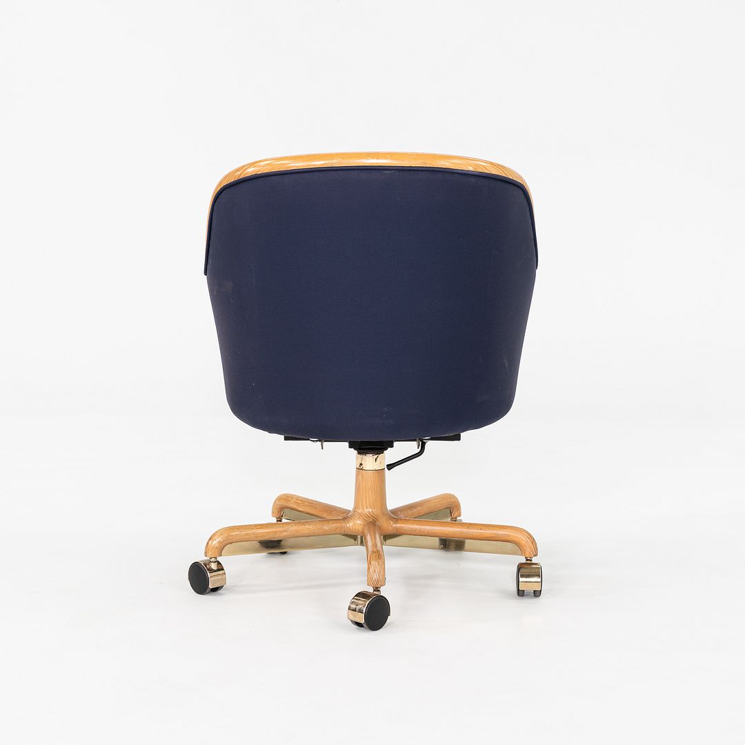 1986 Ward Bennett for Brickel Associates Executive Office Chair in Oak 6x Avail