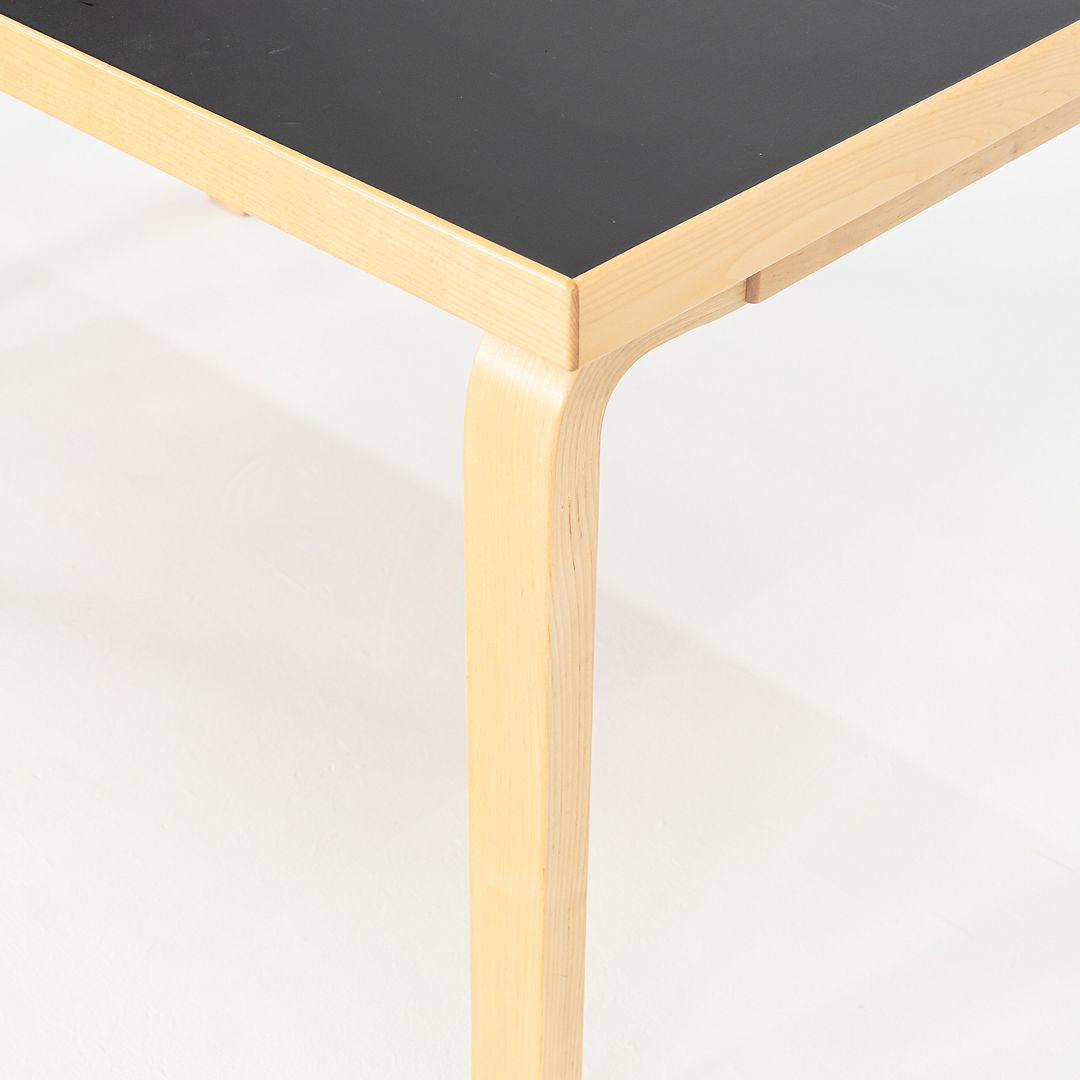 SOLD 2012 Alvar and Aino Aalto for Artek Table 81B Dining Table / Desk Black 34x54"
