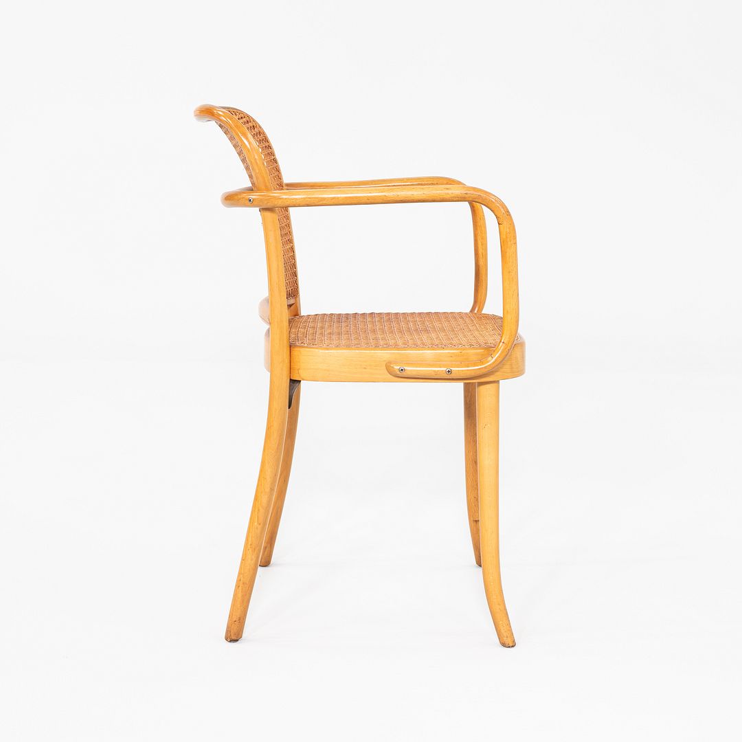 SOLD 1980s Set of 10 Model 811 Prague Chairs by Josef Hoffman for Stendig / Thonet