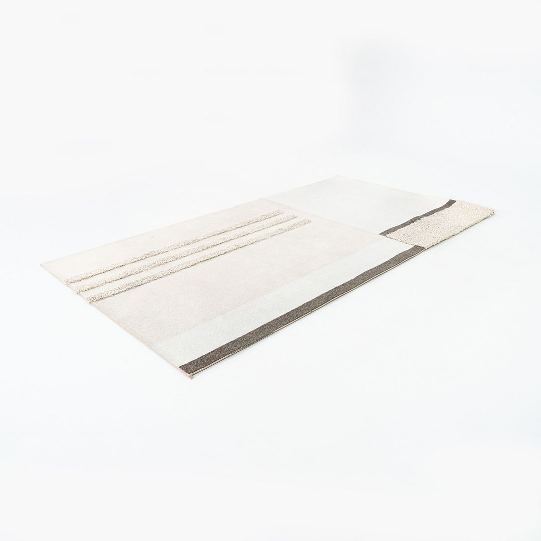 C. 1998 Kurt Meinecke for Herman Miller Textured Hand-Knotted Rug 5x10 feet