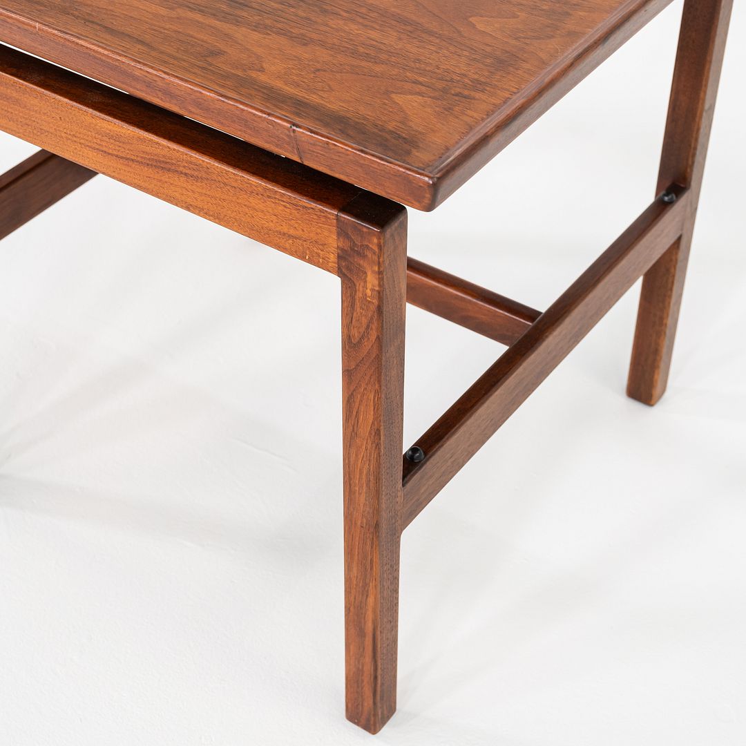 1970s Jens Risom Designs Side / End Table Comprised of Walnut 21x30x22 inches