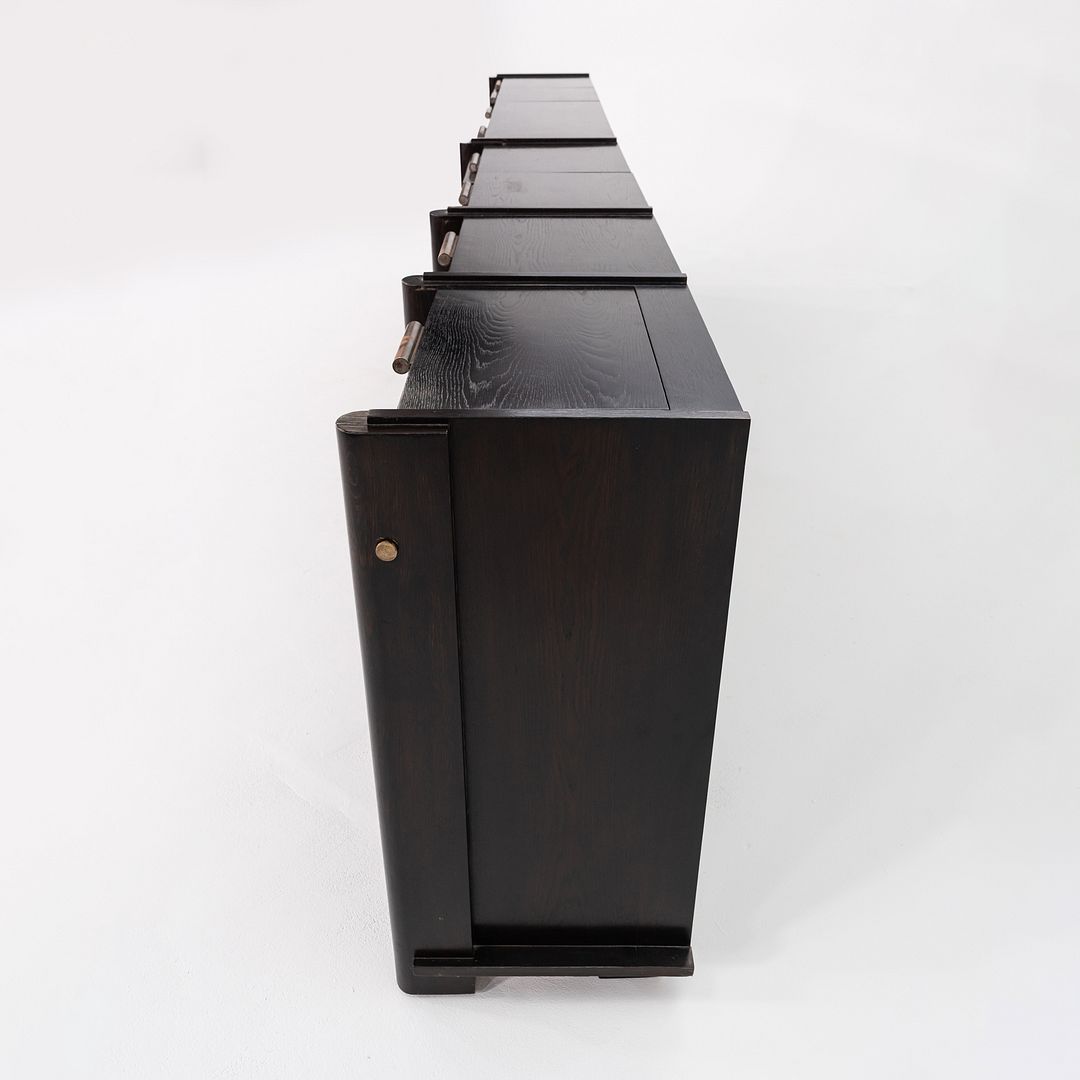 1940s Bench-Made French Oak Sideboard Cabinet attributed to Paul Dupre-Lafon