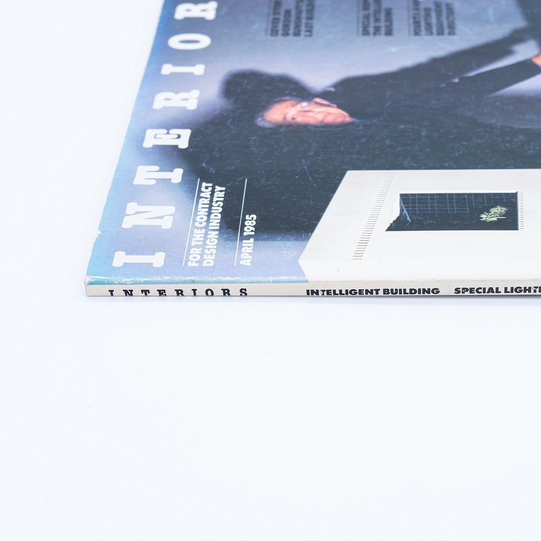 April 1985 Interiors Magazine from Gordon Bunshaft's Personal Library Collection