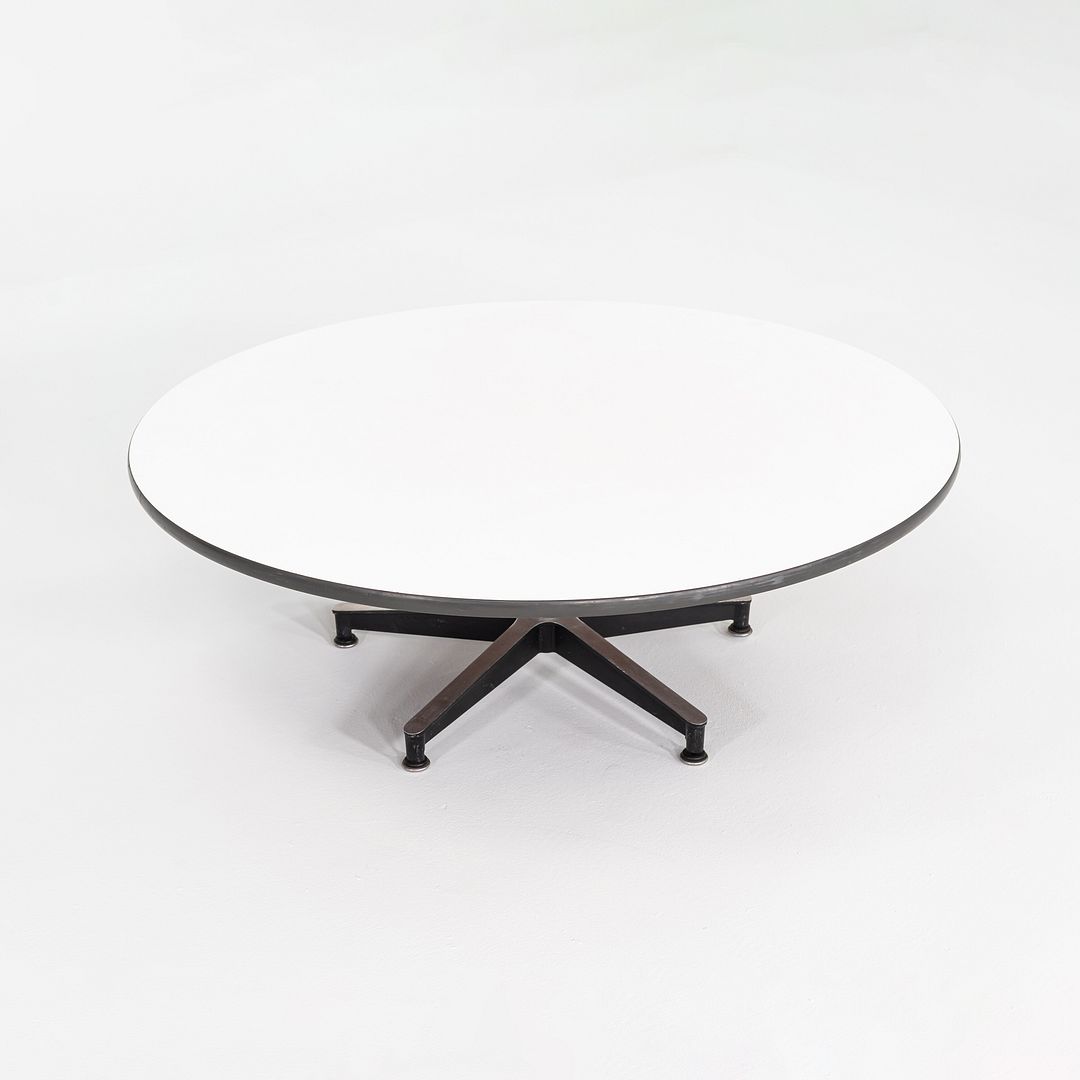 C. 1956 Herman Miller Eames Coffee Table with White Laminate Top and 670 Base