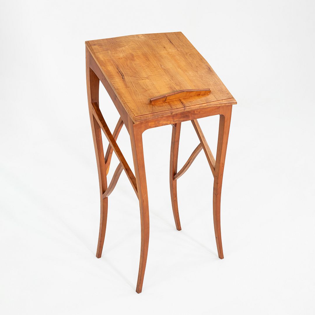 C. 1990s Organic Modern Studio-Crafted Podium Lectern in Pennsylvania Cherry