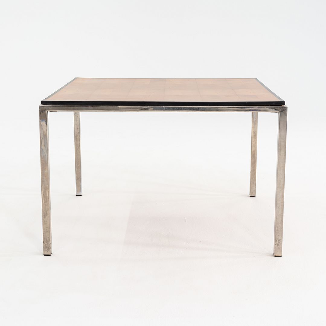 1960s Attributed to Gordon Bunshaft & Davis Allen SOM Stainless Steel Side Table