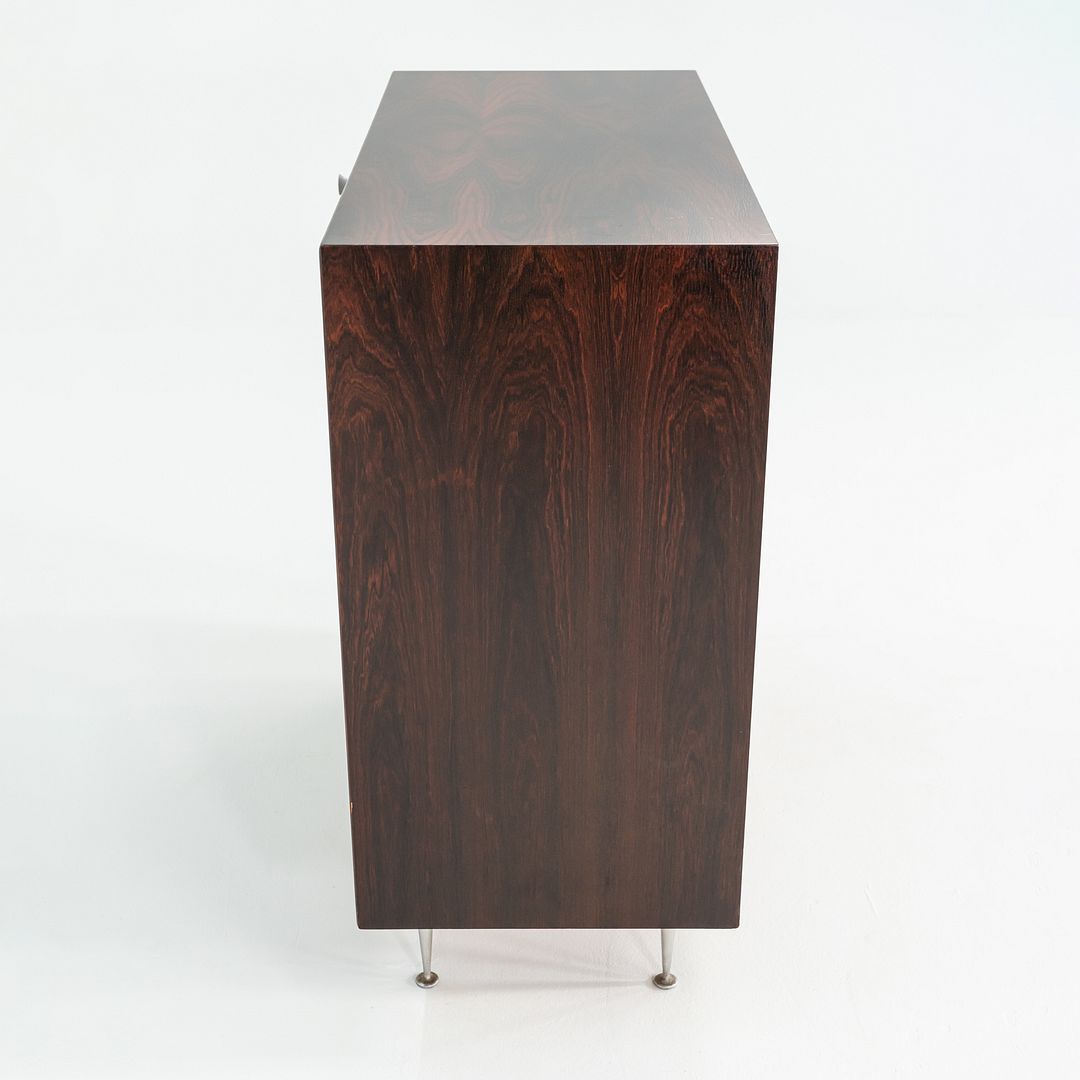 1950s George Nelson for Herman Miller Thin Edge Rosewood Five-Drawer Dresser