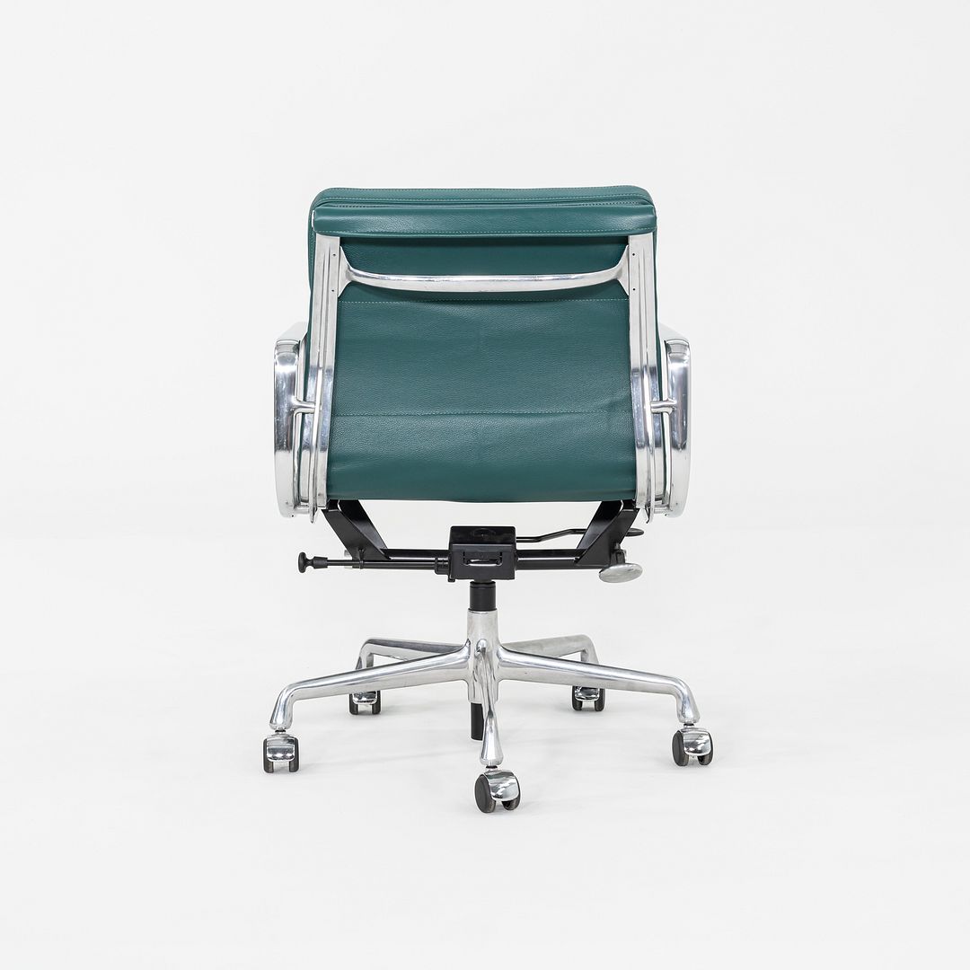 SOLD 2010s Herman Miller Eames Soft Pad Management Desk Chair with Green Leather
