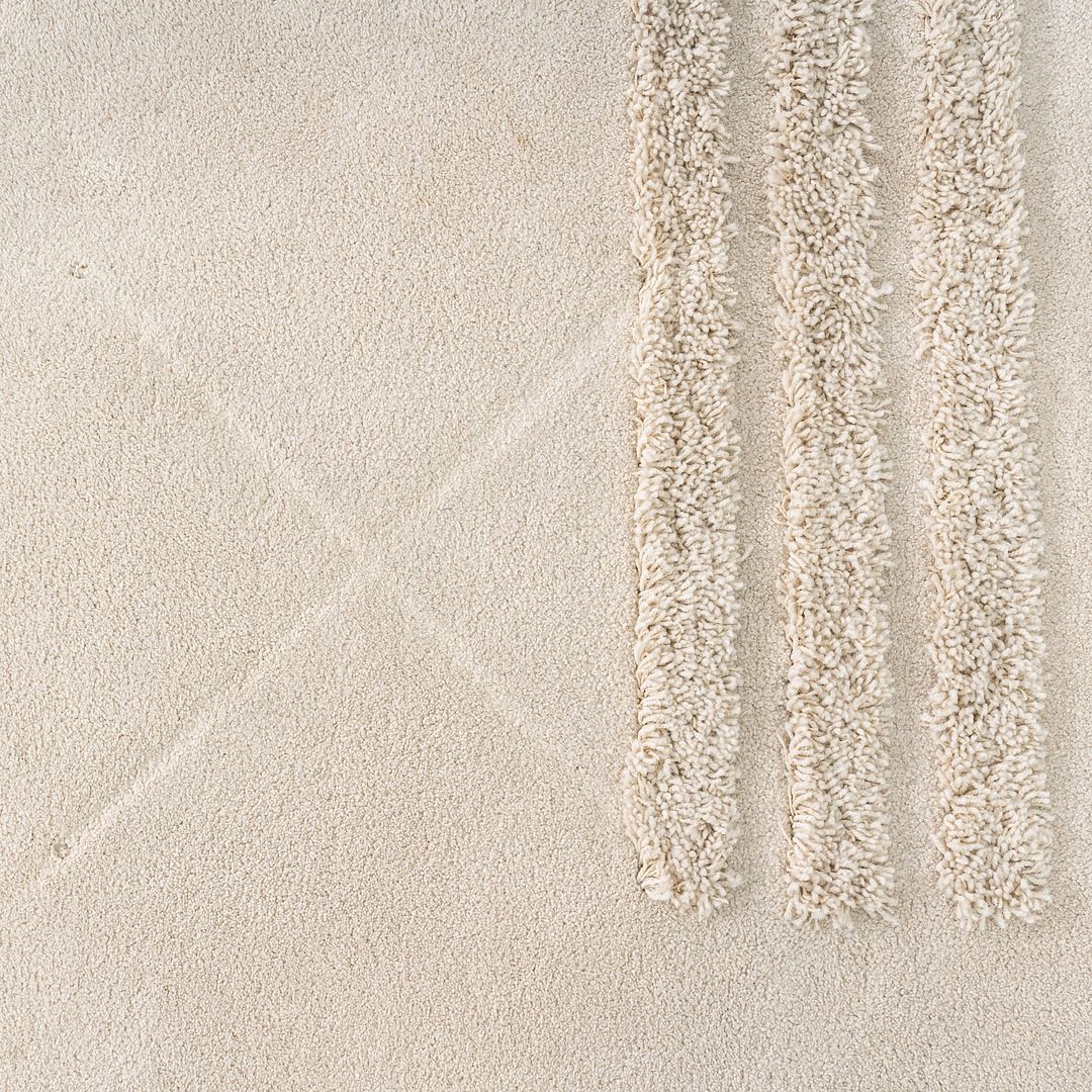 C. 1998 Kurt Meinecke for Herman Miller Textured Tibetan Tufted Rug 5x8 feet