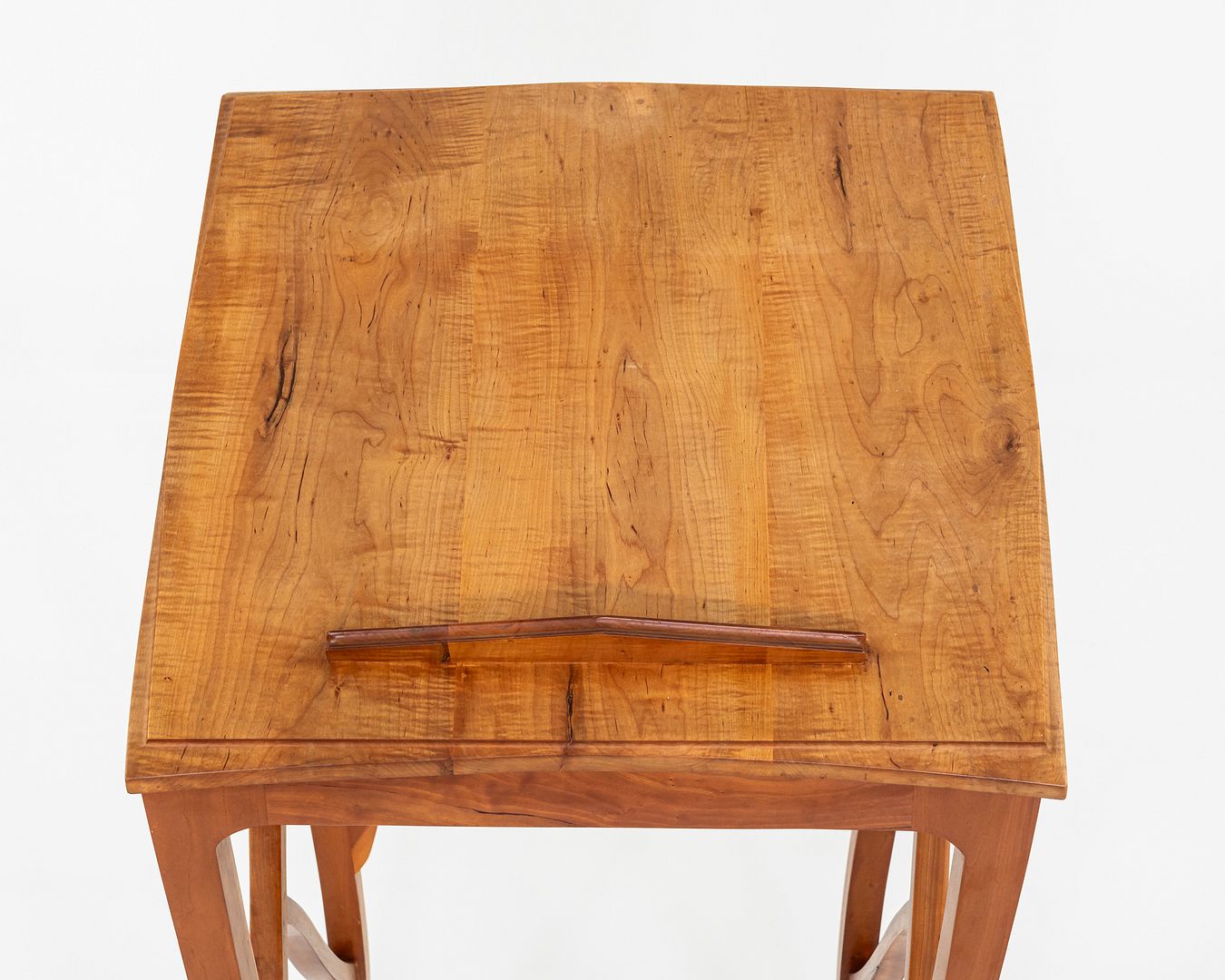 C. 1990s Organic Modern Studio-Crafted Podium Lectern in Pennsylvania Cherry