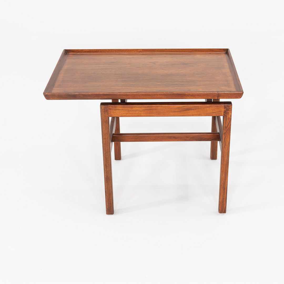 1970s Jens Risom Designs Side / End Table Comprised of Walnut 21x30x22 inches