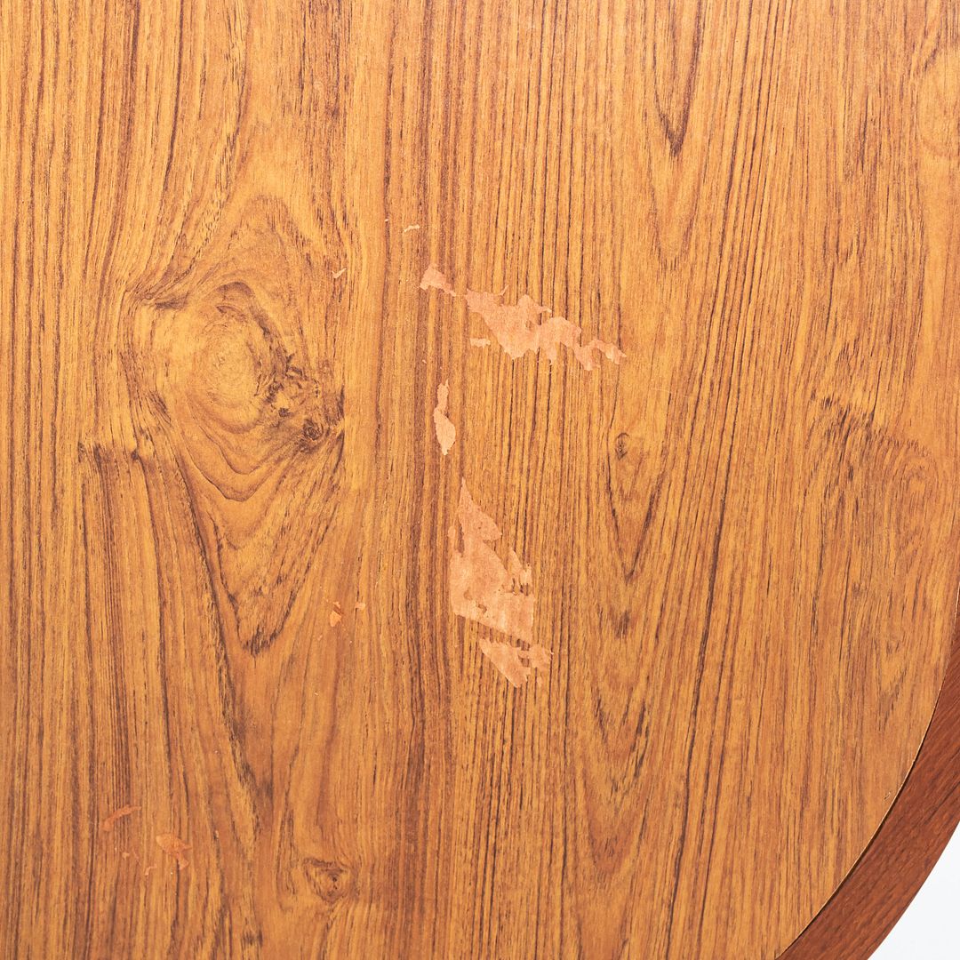 1960s Freestanding Danish Teak Mirror Petersen & Hansen for Viby J Mobelfabrik