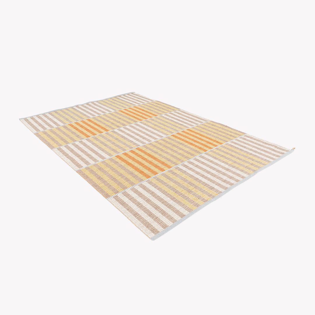 2024 Ingrid Dessau for Kasthall Karusell Rug 200x300cm Yellow Striped Pattern