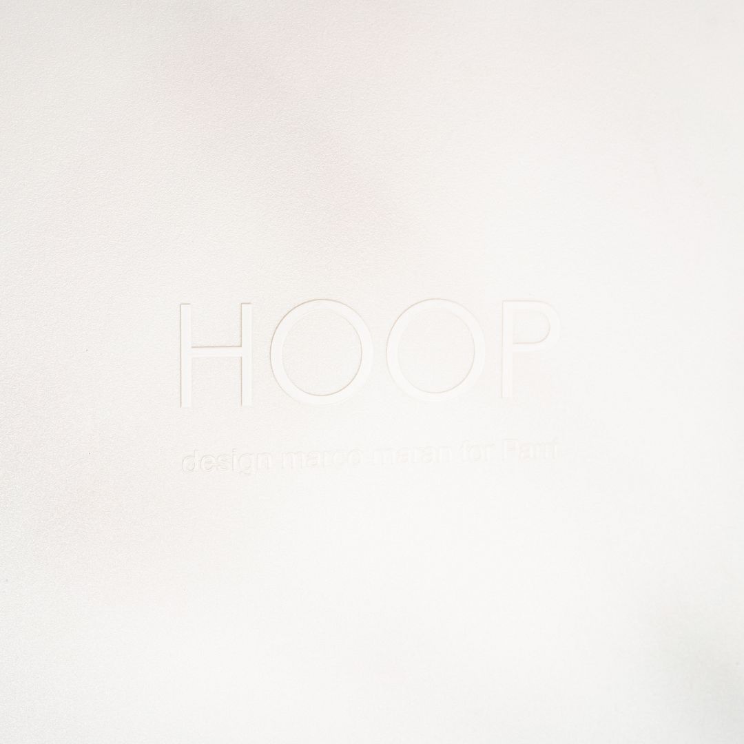 2020s Set of Six Marco Maran for Parri Hoop Stacking Dining Chairs in White