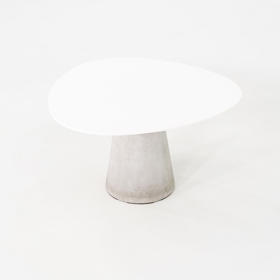 2010s Wolfgang Mezger for Davis Tosca Side / Coffee Table with Concrete Base