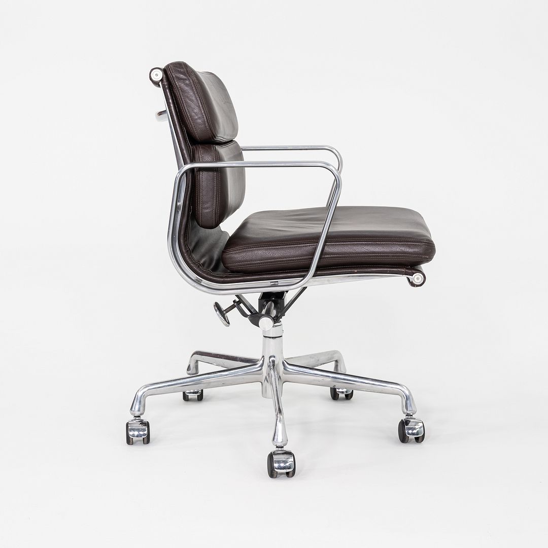 2009 Herman Miller Eames Soft Pad Management Desk Chair Brown Leather 7x Avail