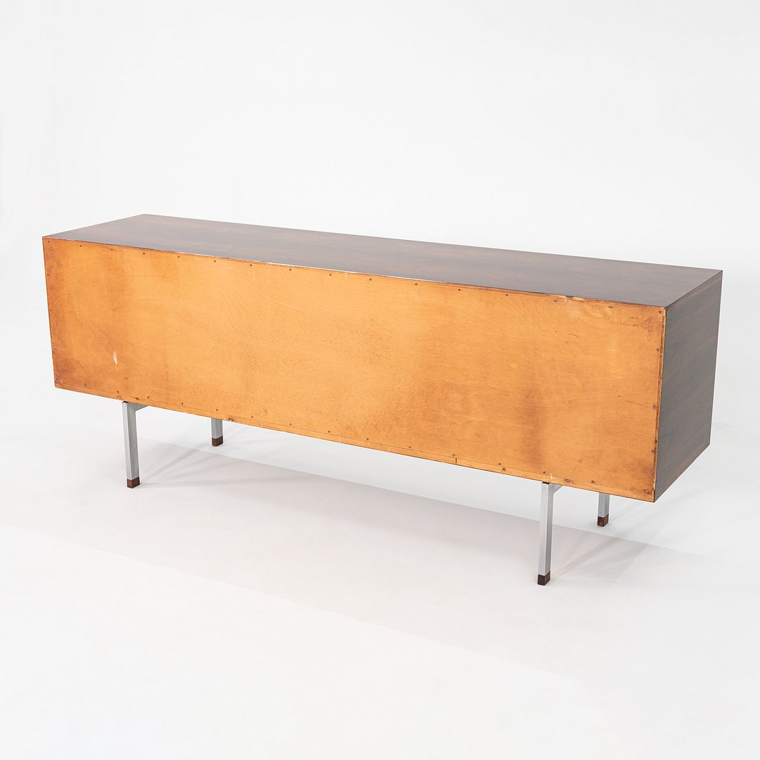 1960s Hans Wegner for RY Mobler President Tambour Credenza Rosewood, Refinished