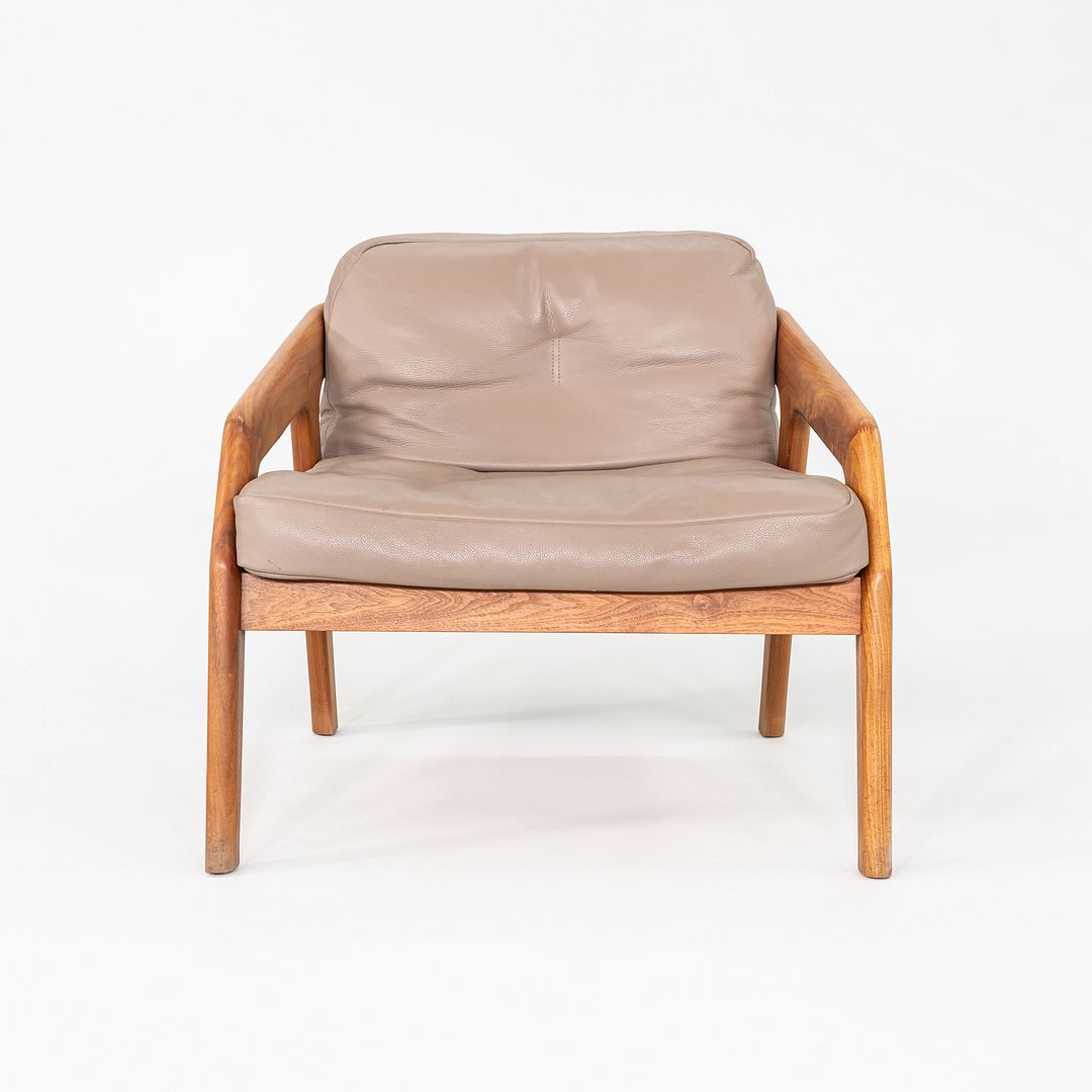 2020s Formstelle Zeitraum Friday 1 Lounge Chair Walnut & Brown Leather 4x Avail