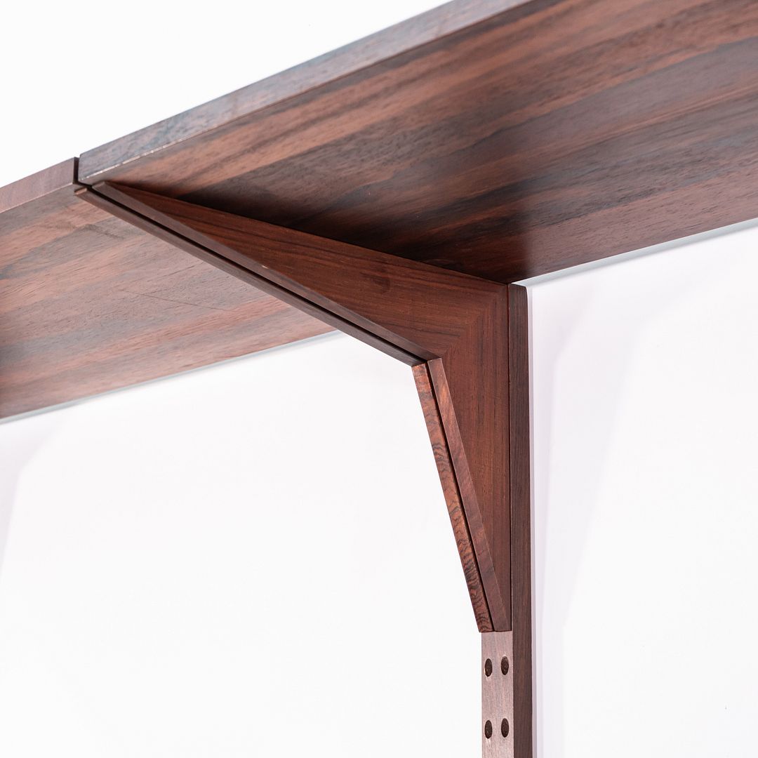 1960s Poul Cadovius System CADO Modular Storage Wall Unit w/ Cabinet in Rosewood