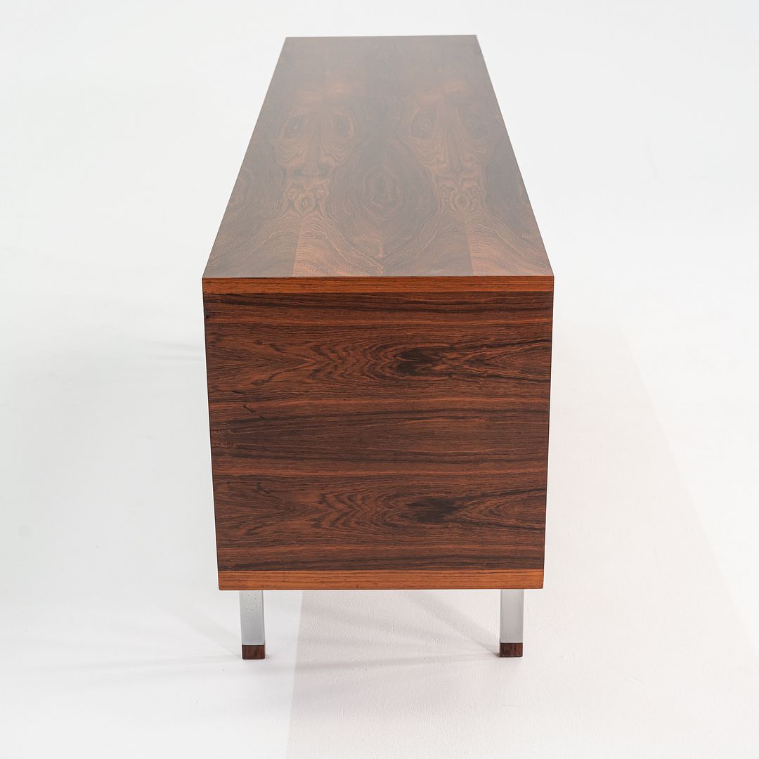 1960s Hans Wegner for RY Mobler President Tambour Credenza Rosewood, Refinished