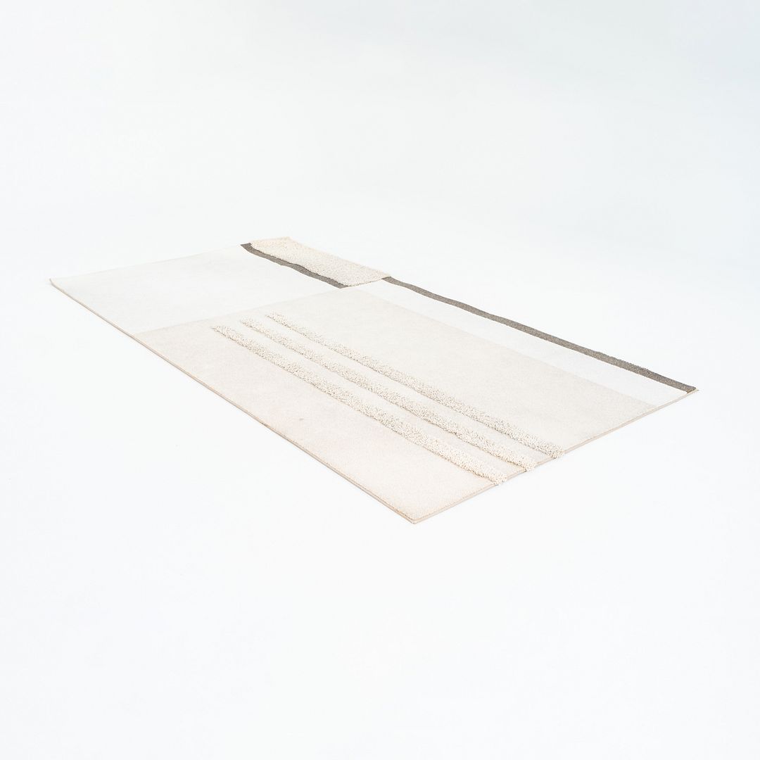 C. 1998 Kurt Meinecke for Herman Miller Textured Hand-Knotted Rug 5x10 feet