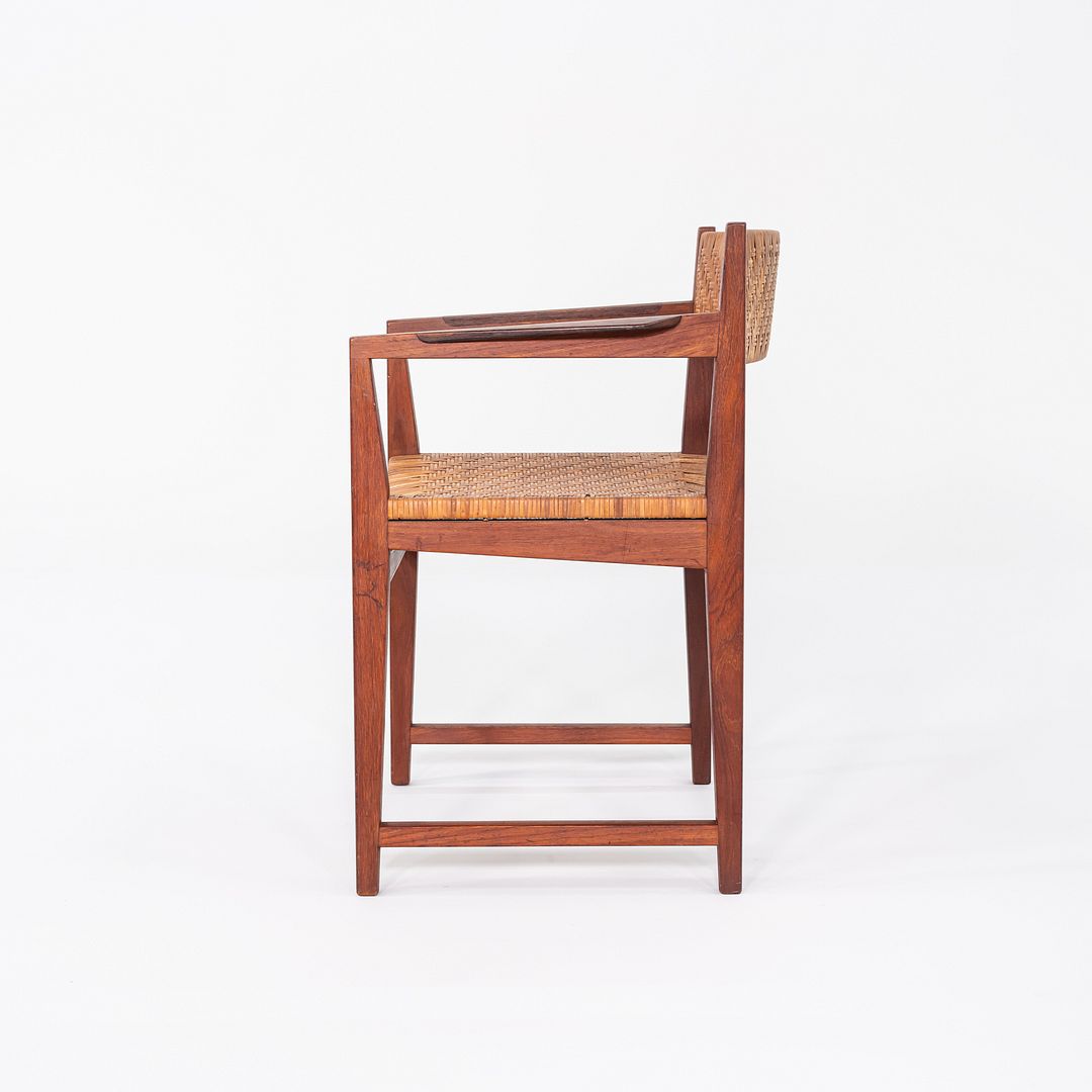 C. 1958 Peter Hvidt & Orla Molgaard-Nielsen for Soborg Dining Arm Chair in Teak