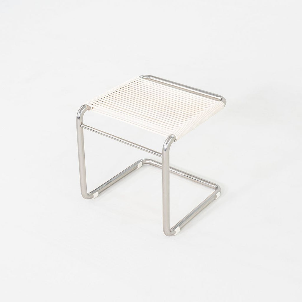 1950s Andre Dupre for Knoll Bauhaus Tubular Steel and Cord Cantilever Stool