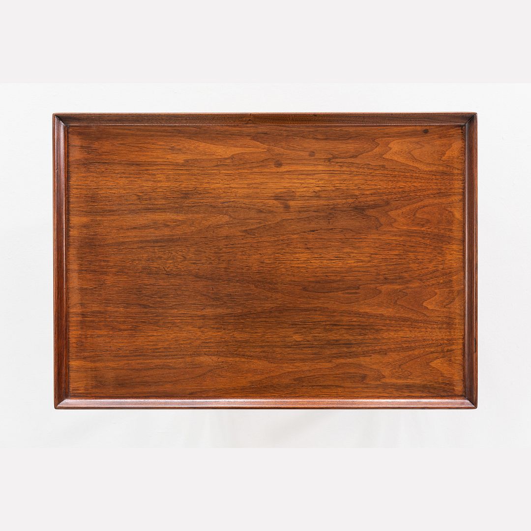 1970s Jens Risom Designs Side / End Table Comprised of Walnut 21x30x22 inches