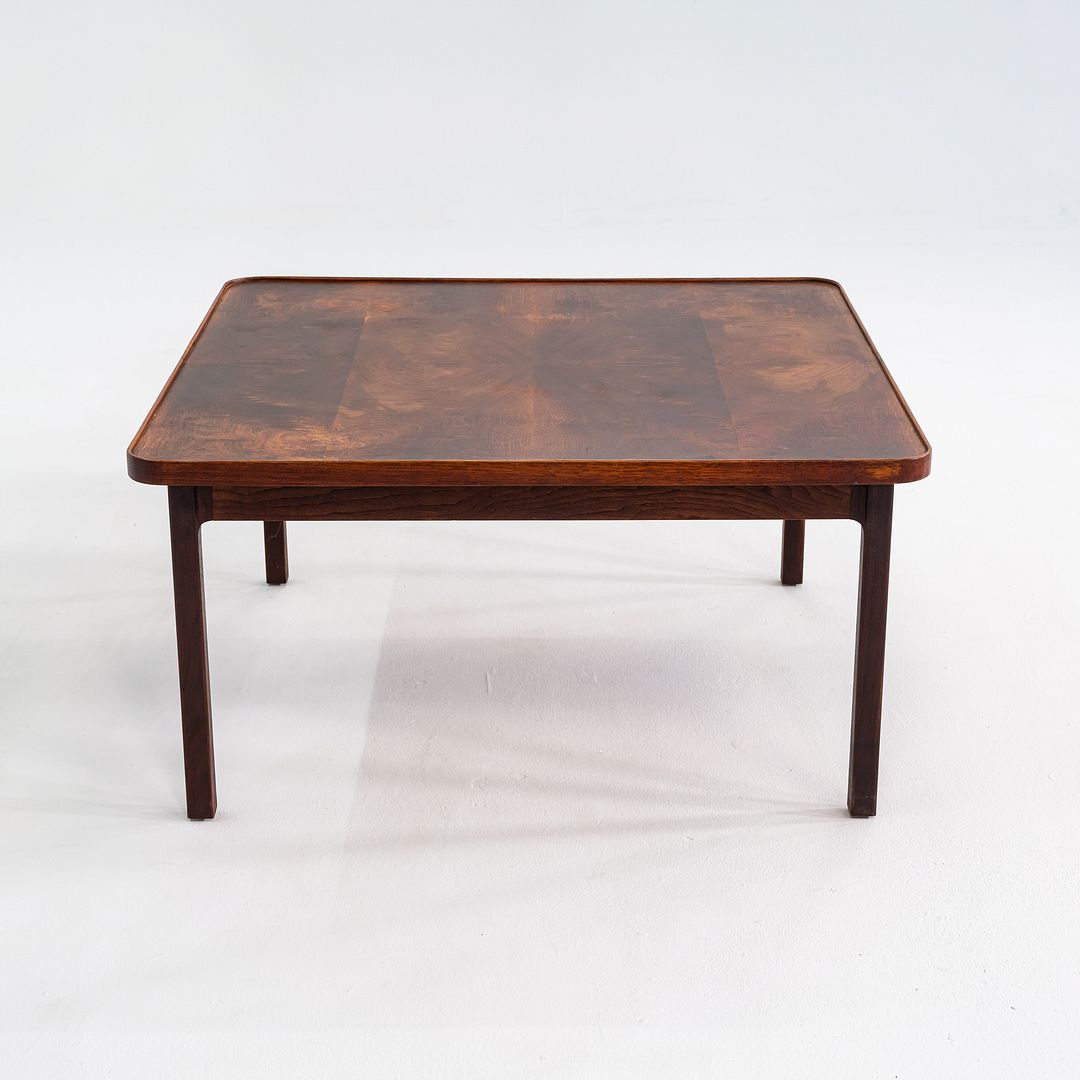 1960s Jack Cartwright for Founders Square End / Coffee Table in Walnut 32 x 32"