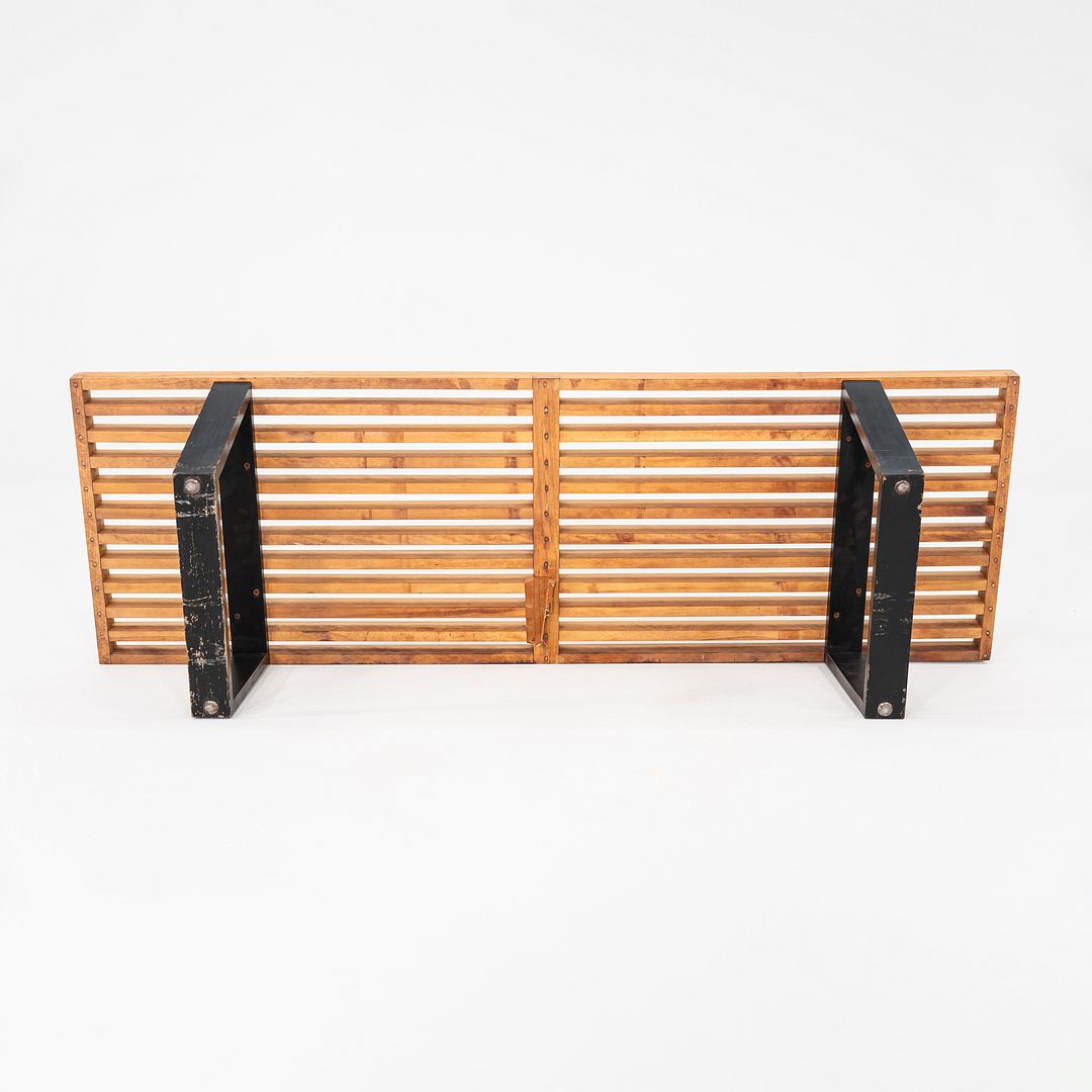 1950s George Nelson for Herman Miller Slatted Bench in Maple 56" Model 4992