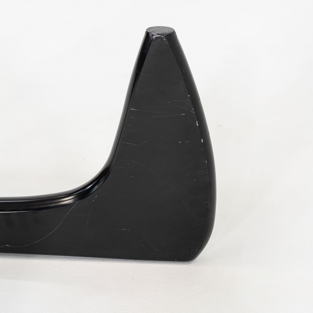 SOLD C. 2007 Isamu Noguchi for Herman Miller Coffee Table in Black with Glass Top