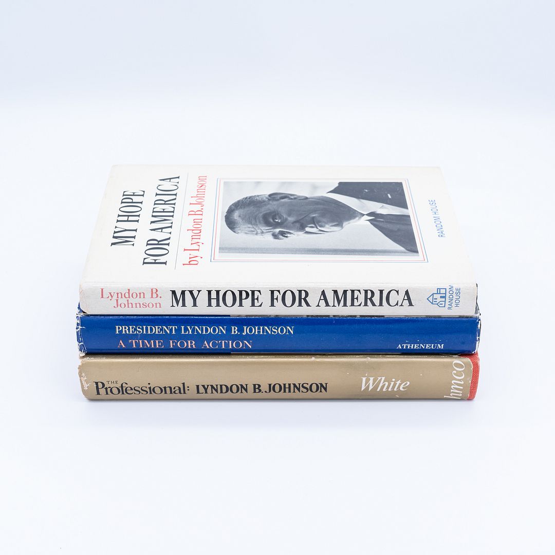 C. 1966 Three Books by President Lyndon B. Johnson Signed and Inscribed to Gordon Bunshaft of SOM
