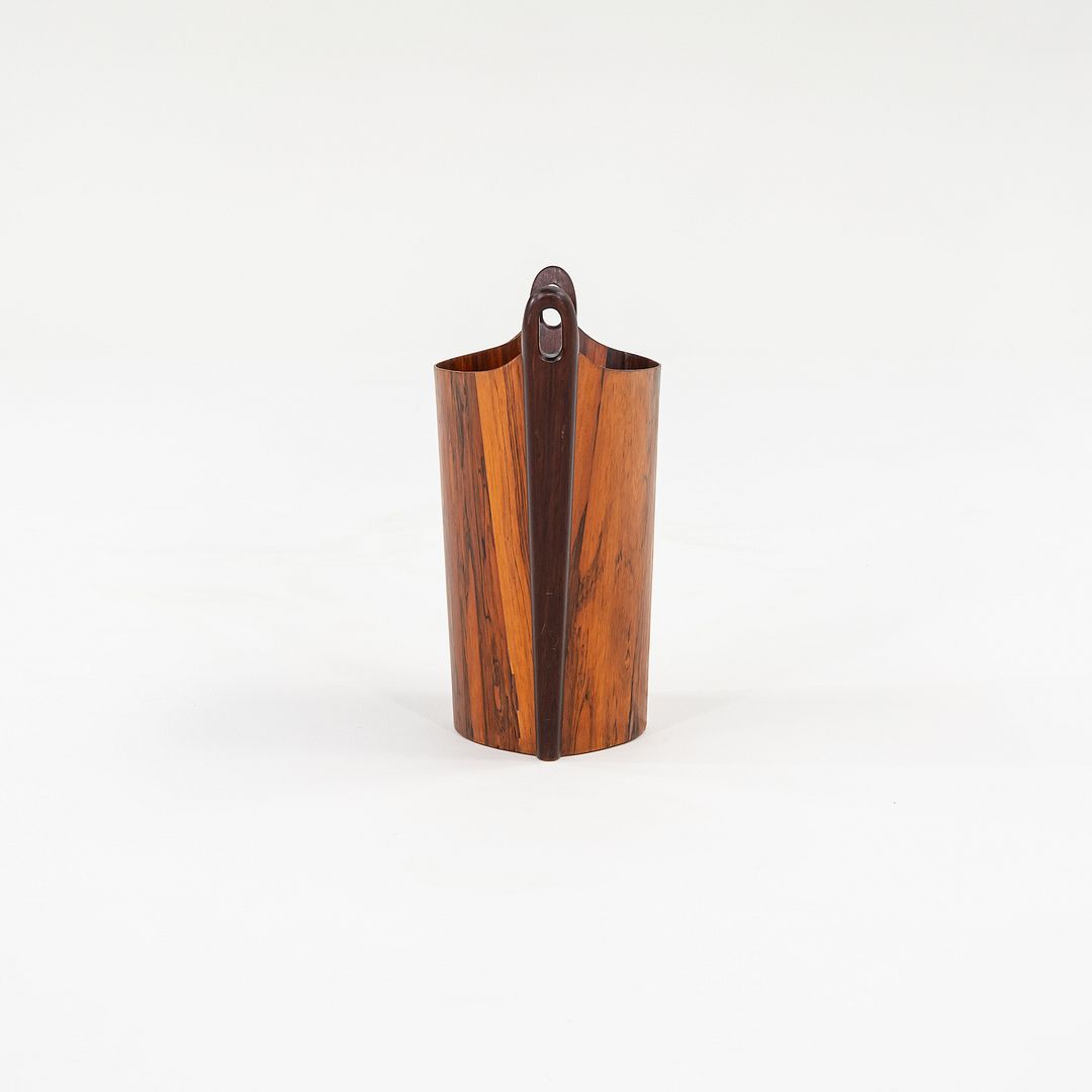 1963 Brazilian Rosewood Waste Basket Einar Barnes for P.S. Heggen Made in Norway