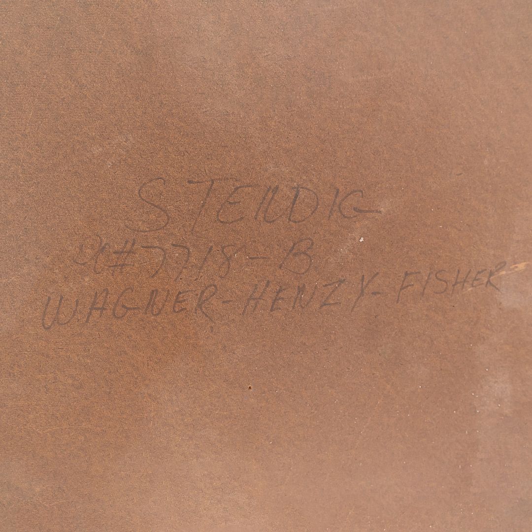 1960s Katavalos, Littell, and Kelley for Laverne 48in Dining Table in White Marble and Chromed Steel