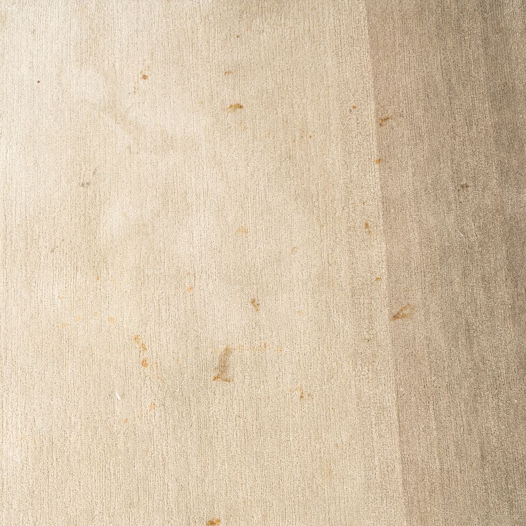 2000s Hand Knotted Large Area Rug in Grey and White from Nepal 11 x 14 feet