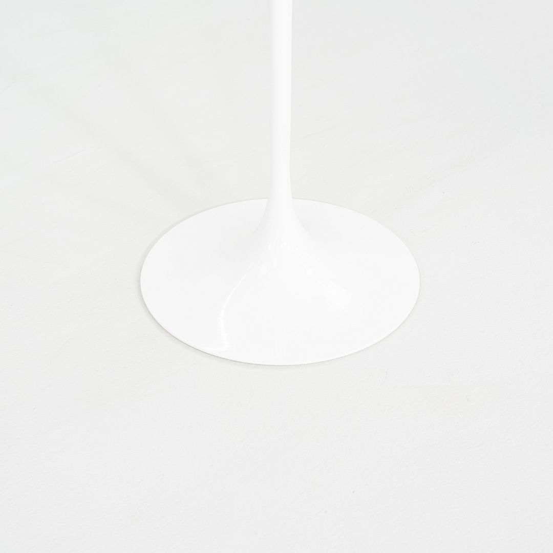 C. 2022 Eero Saarinen for Knoll Tulip Side Table in Lasa Classico Marble 16" Top