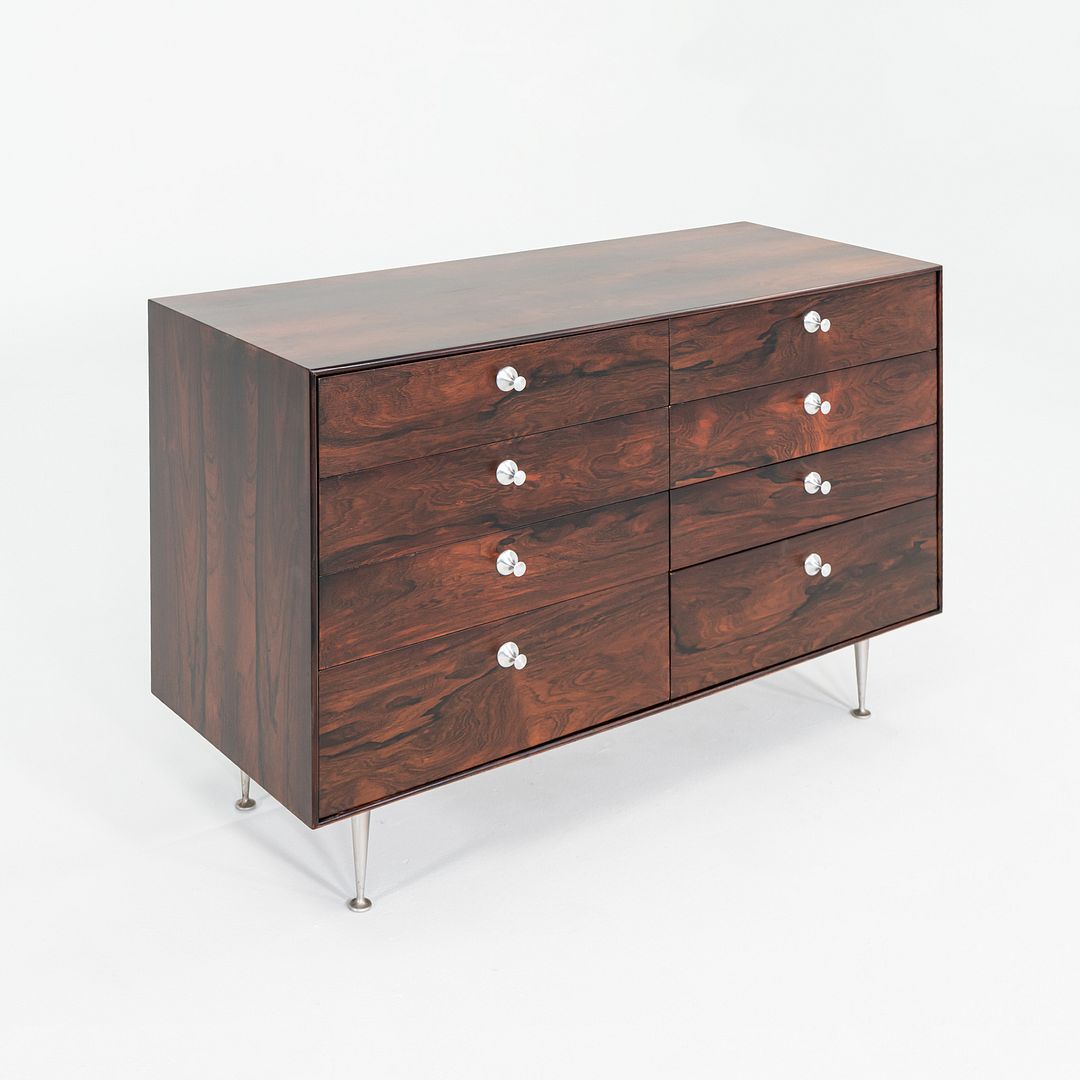 1950s George Nelson for Herman Miller Thin Edge Rosewood 5221 8-Drawer Dresser