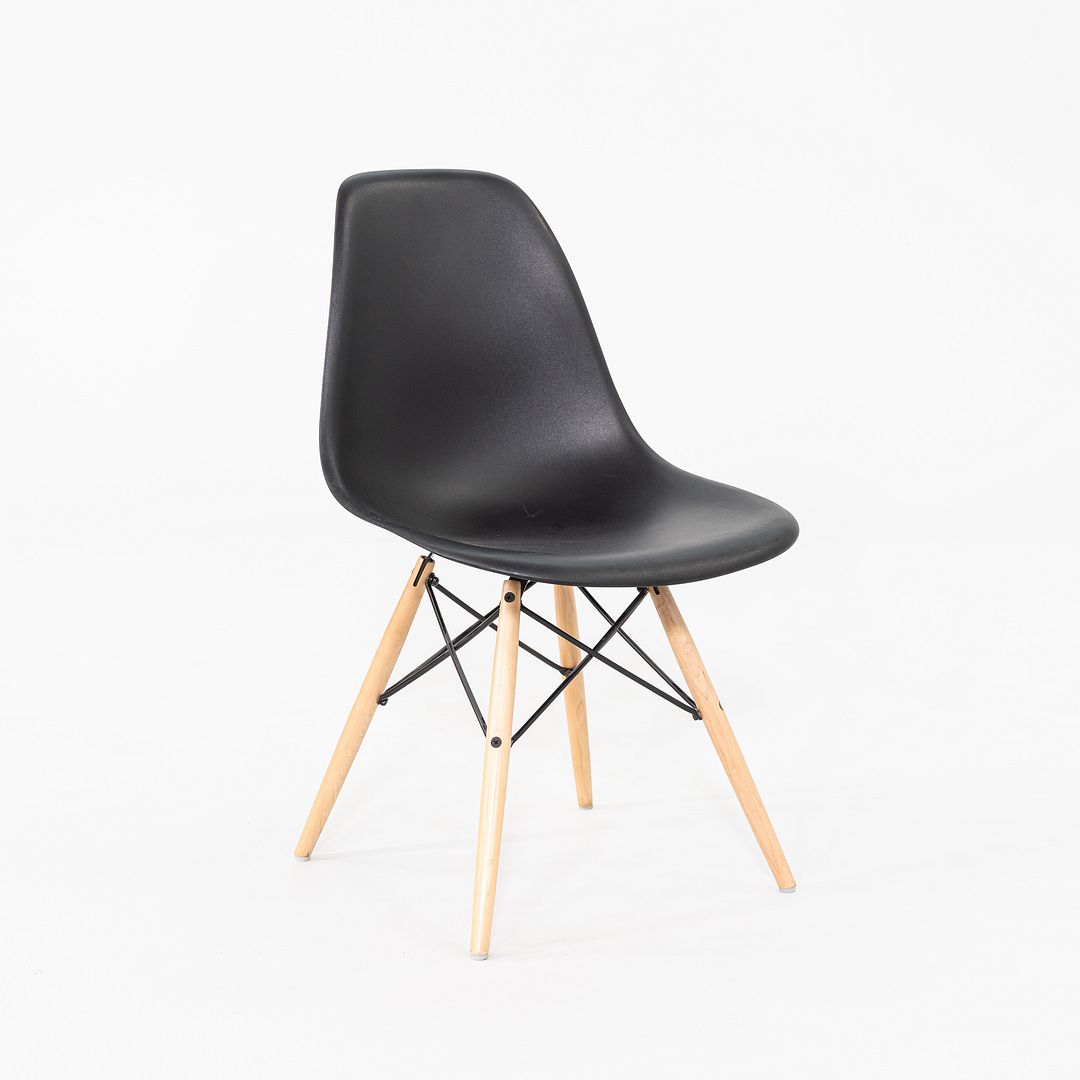 2012 Herman Miller Eames DSW Plastic Side Chair with Eiffel Tower Base 5x Avail