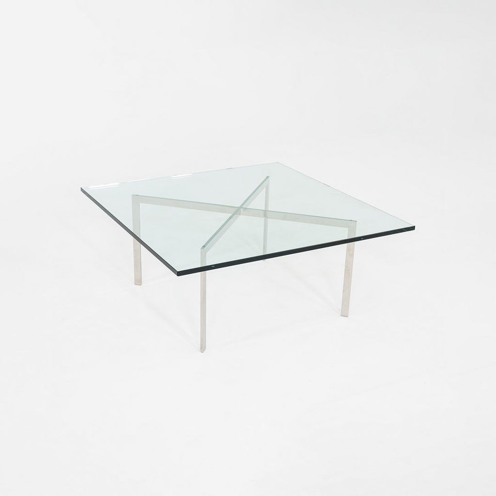 1960s Mies van der Rohe for Knoll Barcelona Coffee Table Stainless Steel & Glass
