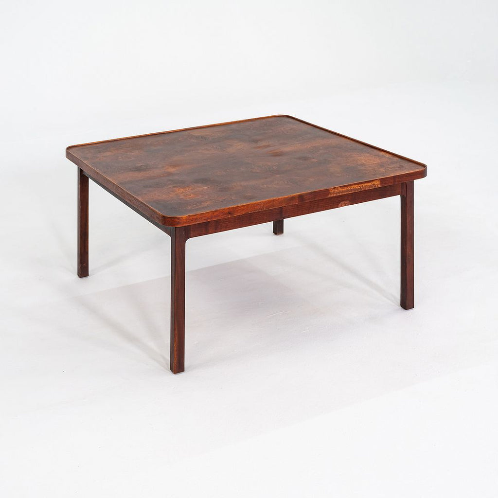 1960s Jack Cartwright for Founders Square End / Coffee Table in Walnut 32 x 32"